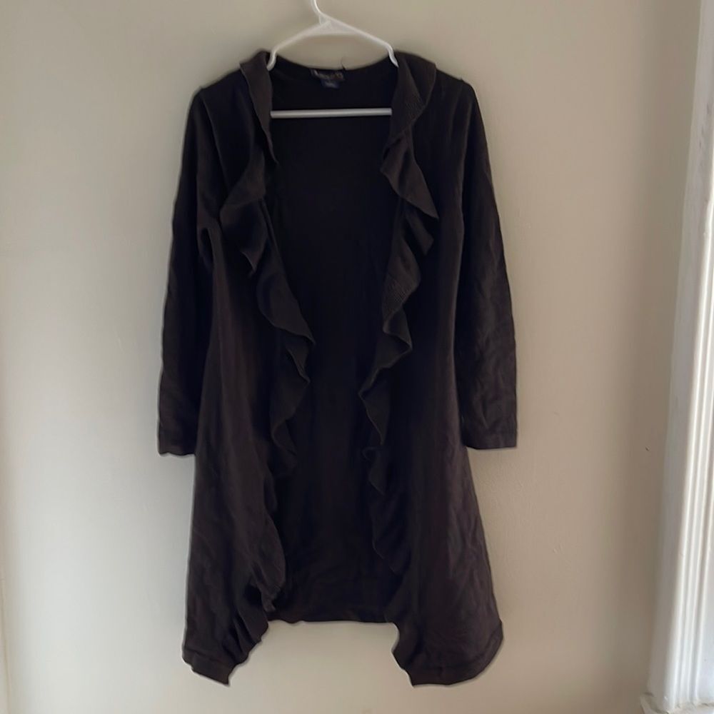 Brooks Brothers brown cardigan